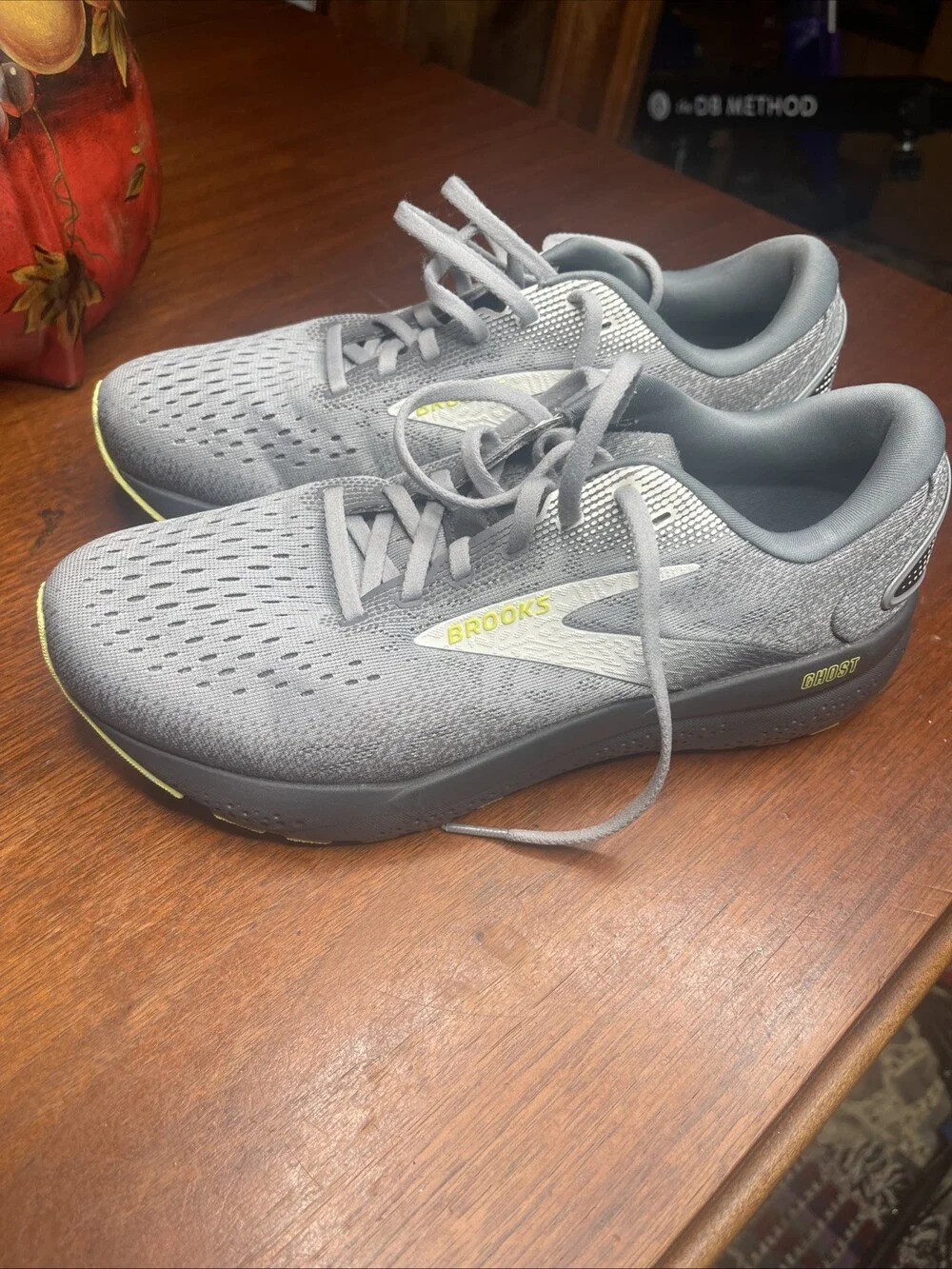 Brooks Men Ghost 16 Running Shoes Size 8 EU 41 Medium Gray Sneakers Comfortable